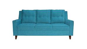 Santiago Fabric Sofa (Sea Green)