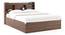 Sandon Storage Bed (King Bed Size, Contemporary Style, Box Storage Type, Classic Walnut Finish) by Urban Ladder - - 