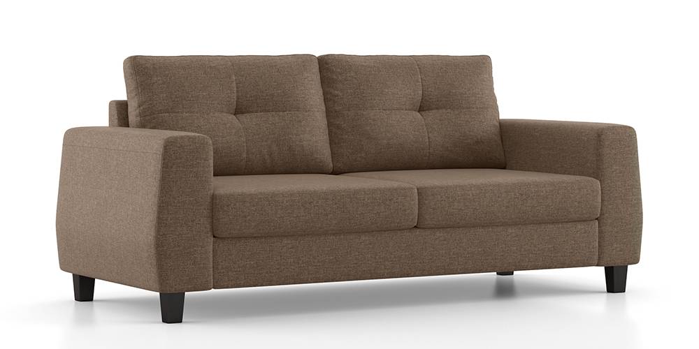 Edward Fabric Sofa (Mocha Brown) Urban Ladder