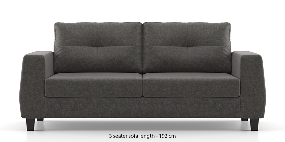 Edward Fabric Sofa (Yessica Grey) by Urban Ladder - - 