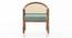Hayworh lounge chair (Teak Finish, Dusty Turquoise Velvet) by Urban Ladder - Ground View Design 1 - 675623