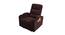 Carrera Fabric 1 Seater Manual Recliner in Brown Colour (Brown, One Seater) by Urban Ladder - Side View - 