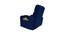 Carrera Fabric 1 Seater Manual Recliner in Blue Colour (Blue, One Seater) by Urban Ladder - Zoomed Image - 
