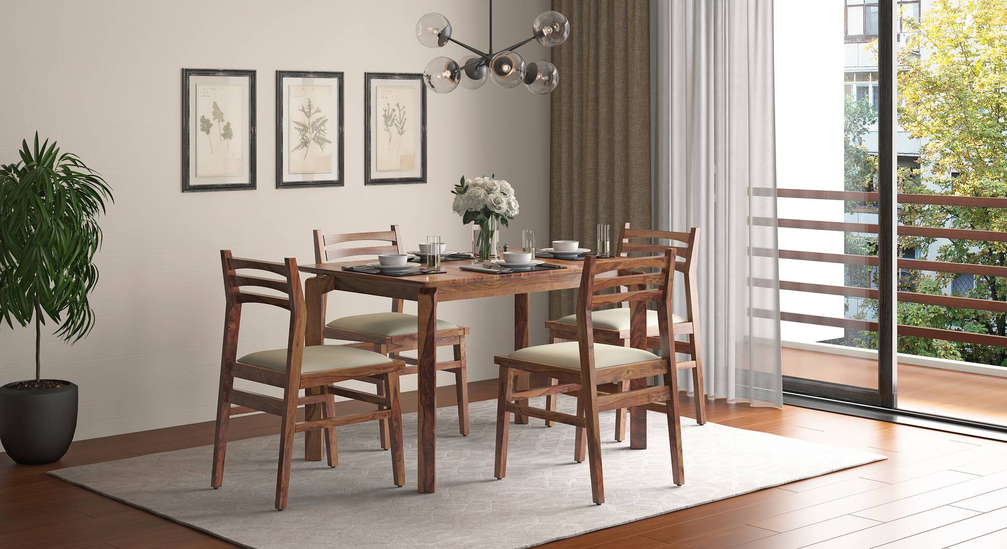 Dining table on sale set leons