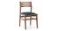 Catria Leon 6 Seater Dining Set (Teak Finish, Delft Blue) by Urban Ladder - Design 1 Close View - 675835