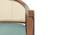 Hayworth lounge chair (Teak Finish, Dusty Turquoise Velvet) by Urban Ladder - Close View - 