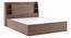Scott Storage Bed (Queen Bed Size, Box Storage Type, Classic Walnut Finish) by Urban Ladder - - 676005