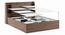 Scott Storage Bed (Queen Bed Size, Box Storage Type, Classic Walnut Finish) by Urban Ladder - - 676008