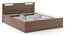 Pavis Storage Bed (Queen Bed Size, Box Storage Type, Classic Walnut Finish) by Urban Ladder - - 