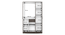 Zoey Three Door Wardrobe (With Mirror Configuration, Dark Wenge Finish) by Urban Ladder - Image 1 - 