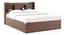 Sandon Storage Bed With Simplywud Essential Mattress (Queen Bed Size, Classic Walnut Finish) by Urban Ladder - Design 1 Side View - 676121