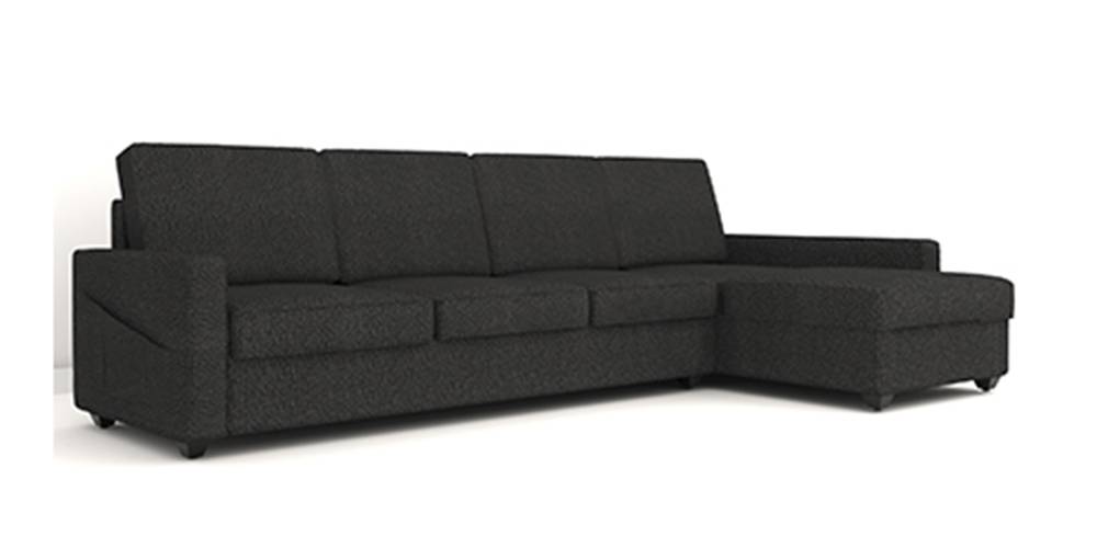 Aristo Sectional Fabric Sofa (Ash Grey) by Urban Ladder - - 