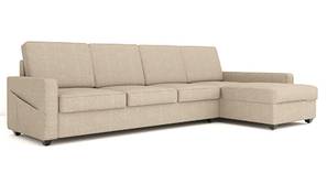 Aristo Sectional Fabric Sofa (Bliss Beige)