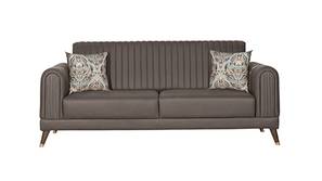 Imperial Fabric Sofa (Stone Grey)