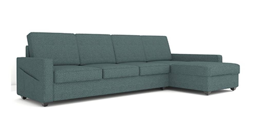 Aristo Sectional Fabric Sofa (Pastel Blue) by Urban Ladder - - 