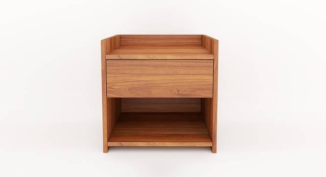 Uno Bedside Table (Wenge Finish) by Urban Ladder - Design 1 Side View - 677712