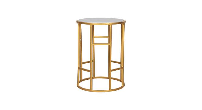 Andrew Side Table (Gold Finish) by Urban Ladder - Design 1 Side View - 677713