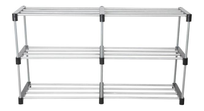 Danny Collapsible Multi Purpose Rack (18 Pair Capacity, Matte Finish) by Urban Ladder - Design 1 Side View - 677730
