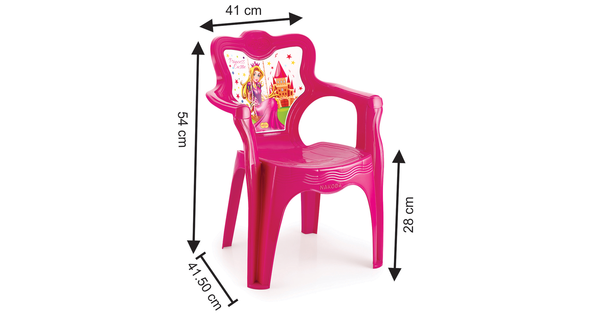 Joey kids chair in pink colour 5