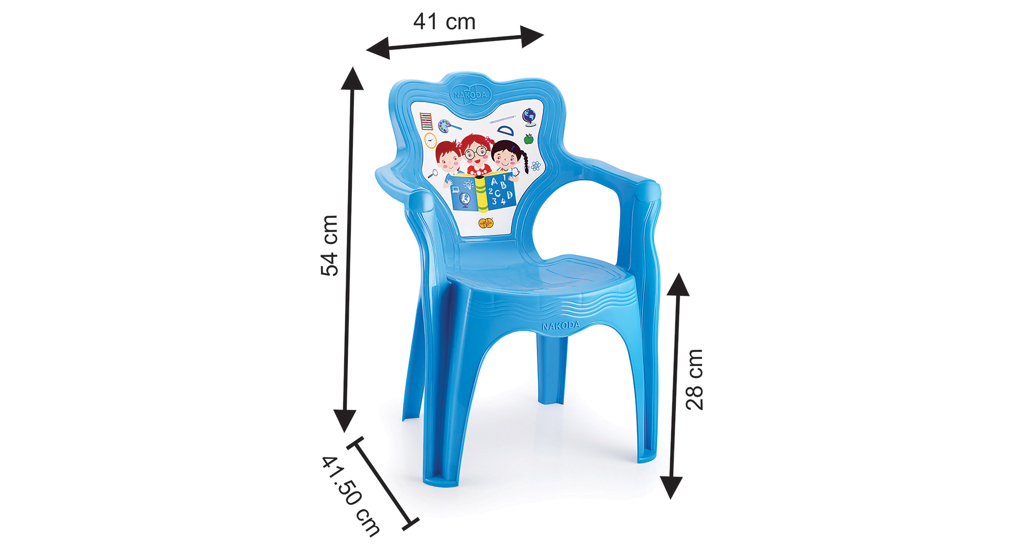 Joey kids chair in blue colour 5
