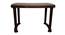 Nixon Plastic Dining Table (Brown Finish) by Urban Ladder - Design 1 Side View - 677818