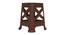 Tyler Plastic Stool (Brown) by Urban Ladder - Design 1 Side View - 677819