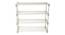 Norris Collapsible Shoe Rack (12 Pair Capacity, Matte Finish) by Urban Ladder - Design 1 Side View - 677821