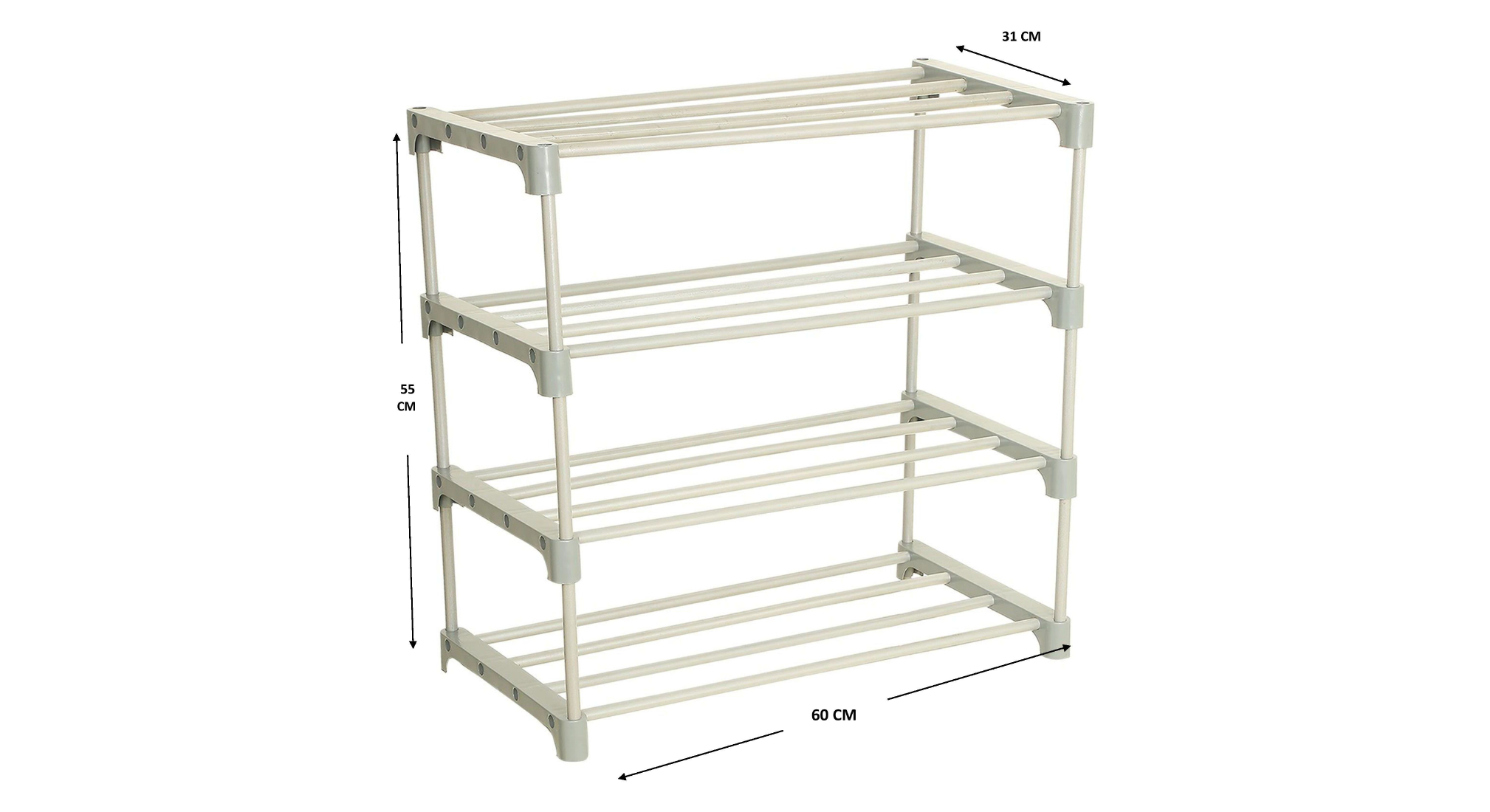 Norris collapsible shoe rack 4