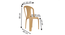 Regan Plastic Chair (Glossy Finish) by Urban Ladder - Design 1 Close View - 677837