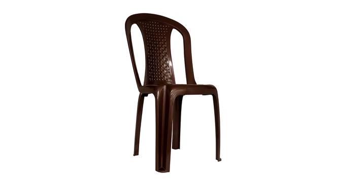 Regan Plastic Chair (Glossy Finish) by Urban Ladder - Side View - 