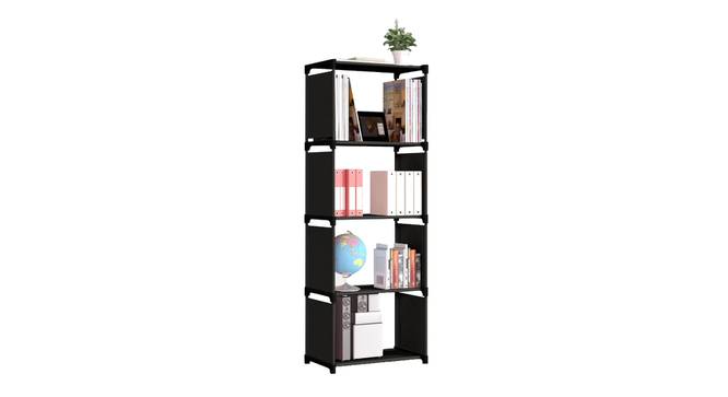 Wesley Collapsible Multi purpose Rack (Black Finish) by Urban Ladder - Front View - 