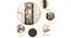 Wesley Collapsible Multi purpose Rack (Black Finish) by Urban Ladder - Top Image - 