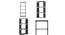Wesley Collapsible Multi purpose Rack (Black Finish) by Urban Ladder - Ground View - 