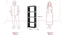 Wesley Collapsible Multi purpose Rack (Black Finish) by Urban Ladder - Dimension - 