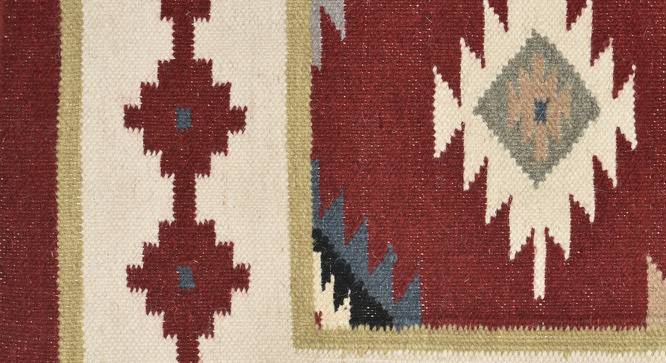IMPERIAL KNOTS wool Dhurries - Multicolor-4 X 6 (Multicolor, 4 x 6 Feet Carpet Size) by Urban Ladder - Design 1 Side View - 677927