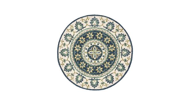 IMPERIAL KNOTS wool Carpets -Multicolor-3.6X3.6 (Multicolor, 3.6 x 3.6 Feet Carpet Size) by Urban Ladder - Front View Design 1 - 677993