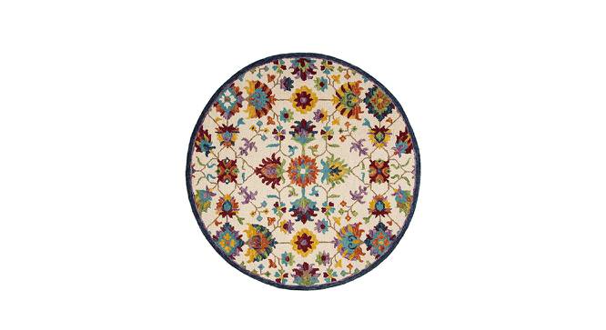IMPERIAL KNOTS wool Carpets - Multicolor-4X4 (Multicolor, 4 x 4 Feet Carpet Size) by Urban Ladder - Front View Design 1 - 677995