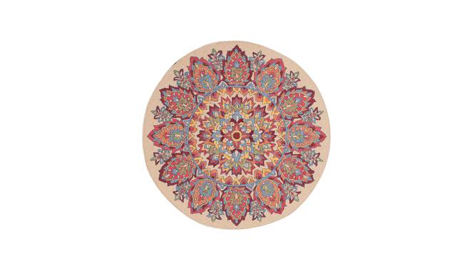 IMPERIAL KNOTS wool Carpets - Multicolor-5X5 (Multicolor, 5 x 5 Feet Carpet Size) by Urban Ladder - Front View Design 1 - 678002