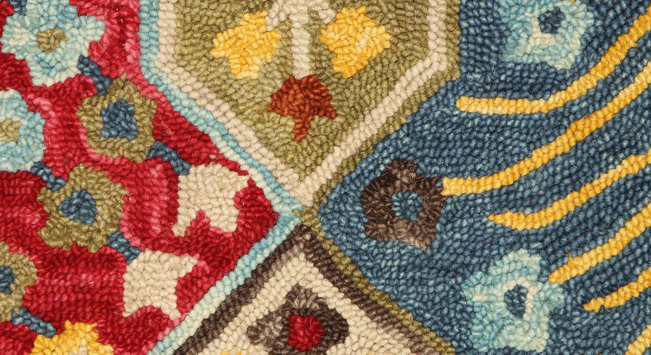 Multicolor Traditional Hand Tufted Wool Carpet Urban Ladder