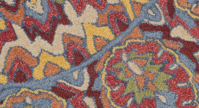 IMPERIAL KNOTS wool Carpets - Multicolor-5X5 (Multicolor, 5 x 5 Feet Carpet Size) by Urban Ladder - Design 1 Side View - 678012