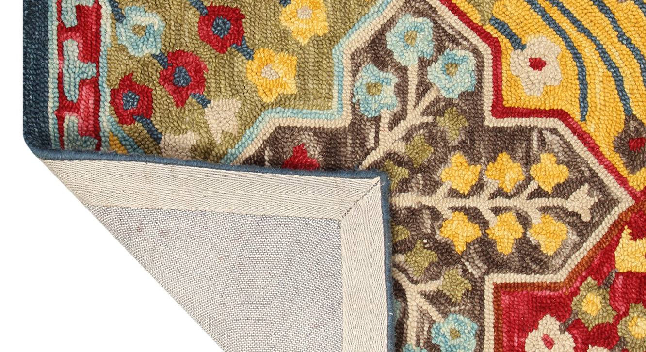 Multicolor Traditional Hand Tufted Wool Carpet Urban Ladder