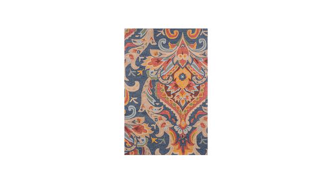 IMPERIAL KNOTS wool Carpets -Blue -4X6 (Blue, 4 x 6 Feet Carpet Size) by Urban Ladder - Front View Design 1 - 678030