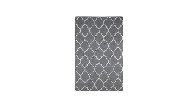 IMPERIAL KNOTS wool Carpets - Grey-5X8 (Grey, 5 x 8 Feet Carpet Size) by Urban Ladder - Front View Design 1 - 678035