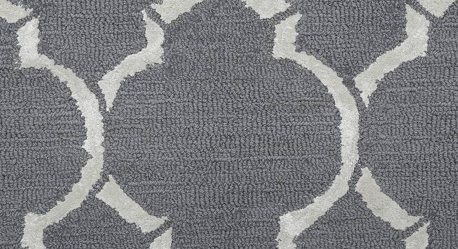 IMPERIAL KNOTS wool Carpets - Grey-5X8 (Grey, 5 x 8 Feet Carpet Size) by Urban Ladder - Design 1 Side View - 678046