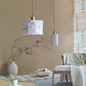 Mango Wood Ceiling Lights Design Flake Tall Hanging Lamp (White)