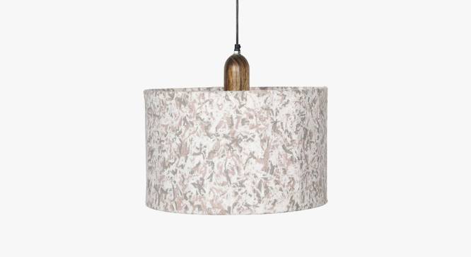 Flake Hanging Lamp Beige drum (Multicoloured) by Urban Ladder - Front View Design 1 - 678077