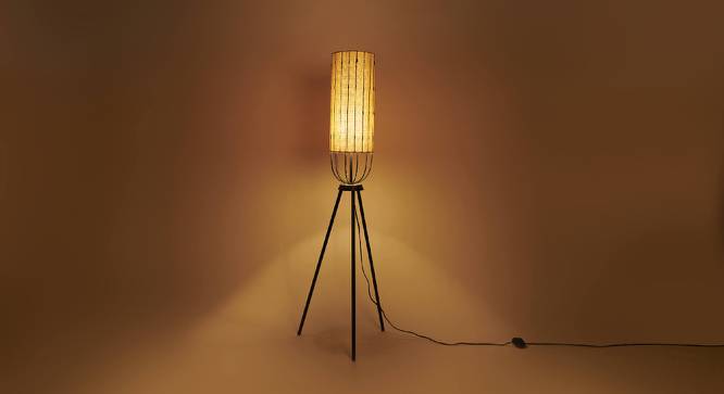 Antz Floor Lamp Mustard (Black) by Urban Ladder - Design 1 Side View - 678080