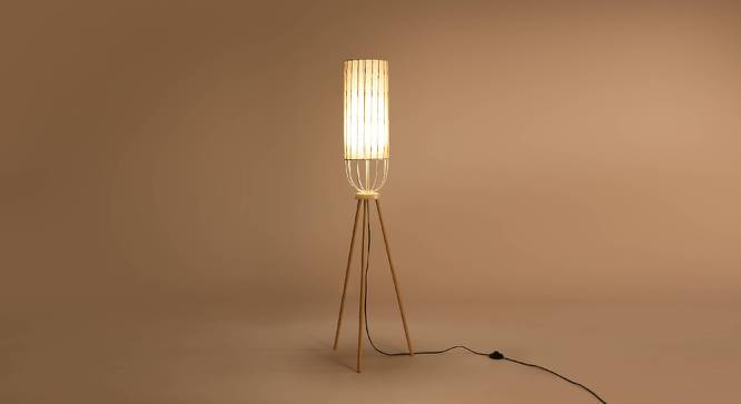 Antz Floor Lamp Mustard (Yellow) by Urban Ladder - Design 1 Side View - 678081