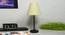 Black Metal Table Lamp with Cotton Fabric Conical Shade-TAB-MET-9920 (Yellow) by Urban Ladder - Design 1 Side View - 678161
