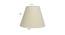 Black Metal Table Lamp with Cotton Fabric Conical Shade-TAB-MET-9914 (White) by Urban Ladder - Design 1 Dimension - 678202